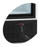Refrigerator 2 doors with sliding doors | Extra small soft drink cooler | 1000 x 735 x 1990 mm