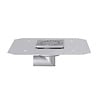 HorecaTraders Edelstahl Bodenablauf 100x100mm Teleskopablauf 40mm