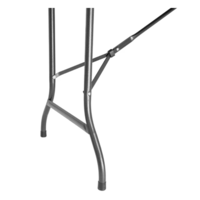 Table pliante rectangulaire en rotin noir 1829 x 743 x 728 mm – Robuste et peu encombrante