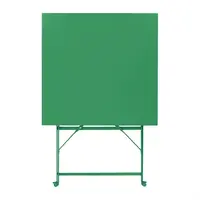 Table carrée style trottoir vert forêt 600 mm