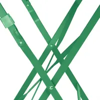 Square sidewalk style table forest green 600mm