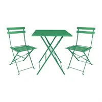 Table carrée style trottoir vert forêt 600 mm