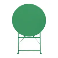 Round Sidewalk Style Table Forest Green – 710xØ600mm – Lightweight & Foldable