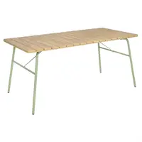 Table à manger Melbourne Polywood Verte – 1610 x 800 x 734 mm – Robuste et résistante aux rayures