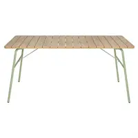 Table à manger Melbourne Polywood Verte – 1610 x 800 x 734 mm – Robuste et résistante aux rayures