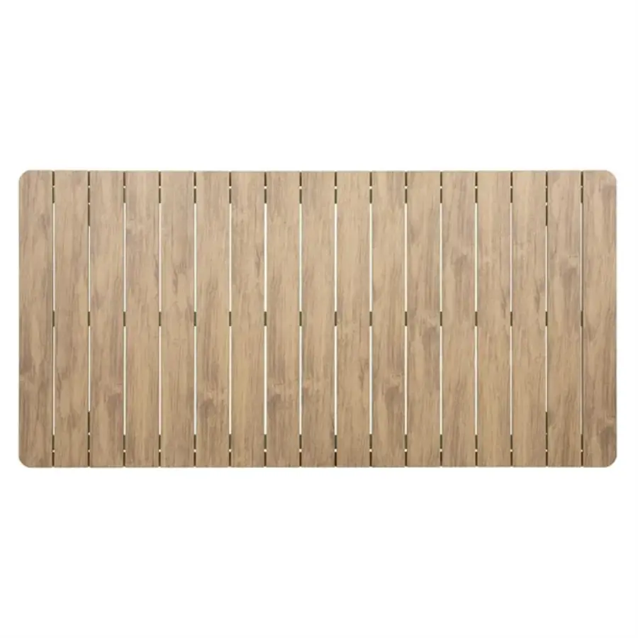 Table à manger Melbourne Polywood Verte – 1610 x 800 x 734 mm – Robuste et résistante aux rayures