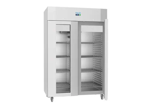  Polar Energy-efficient Double Door Upright Freezer 1400L – Stainless Steel, -22°C to -10°C, 902W, 215x140x81 cm 