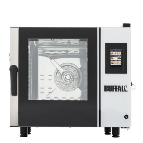  Buffalo Slim Touchscreen Compact Combi Oven 6 x GN 1/1 With Installation Kit 