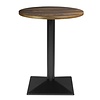Bolero  Table ronde complète effet bois foncé 600 mm