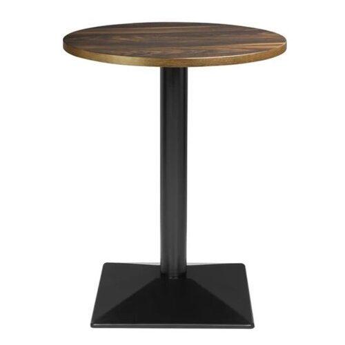  Bolero Table ronde complète effet bois foncé 600 mm 