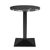 Bolero Table ronde complète effet pierre noire 600 mm