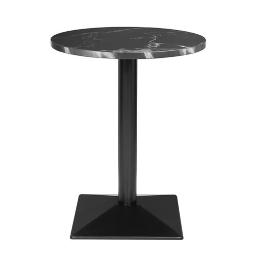 Bolero Table ronde complète effet pierre noire 600 mm 