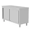 Vogue Standunterschrank Edelstahl 900x1500x600mm