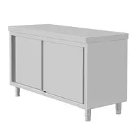 Meuble sur pied en acier inoxydable 900 x 1 500 x 600 mm