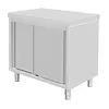 Vogue Standschrank | Edelstahl | 900x900x600mm