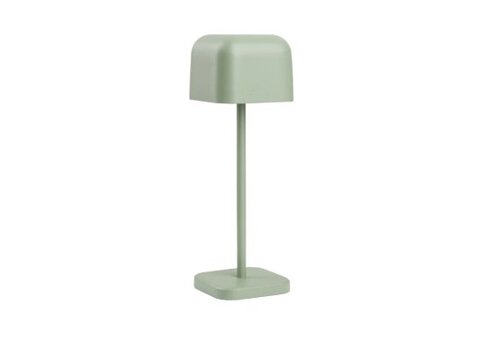  Olympia Lampe de table Lucca dôme carré sauge 200 mm 
