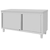 Vogue Standunterschrank Edelstahl 900x1800x600mm