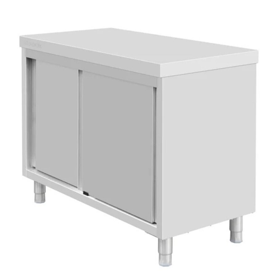 Meuble sur pied en acier inoxydable 900 x 1 200 x 600 mm