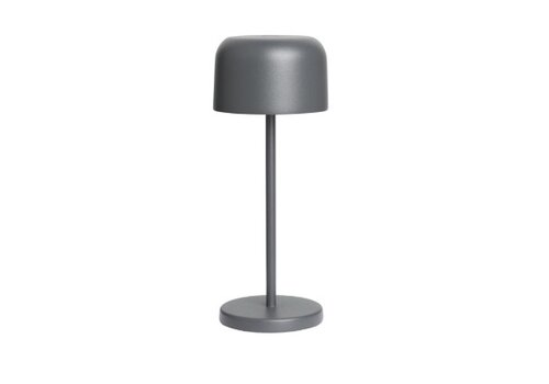  Olympia Siena Tafellamp Ronde Koepel Grijs 200mm 