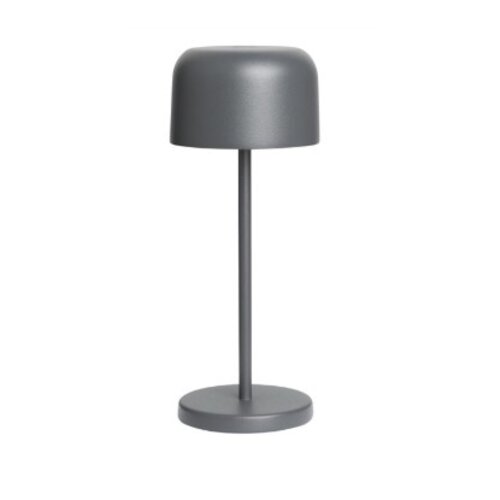  Olympia Siena Tafellamp Ronde Koepel Grijs 200mm 