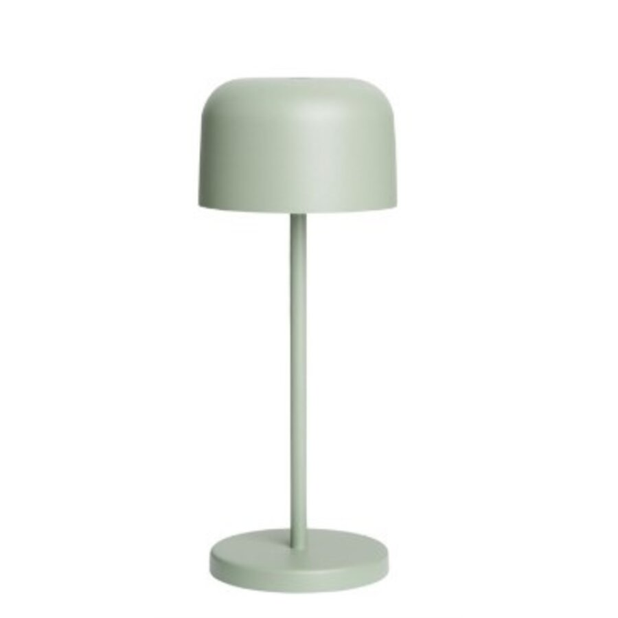 Lampe de table Siena dôme rond sauge 200 mm