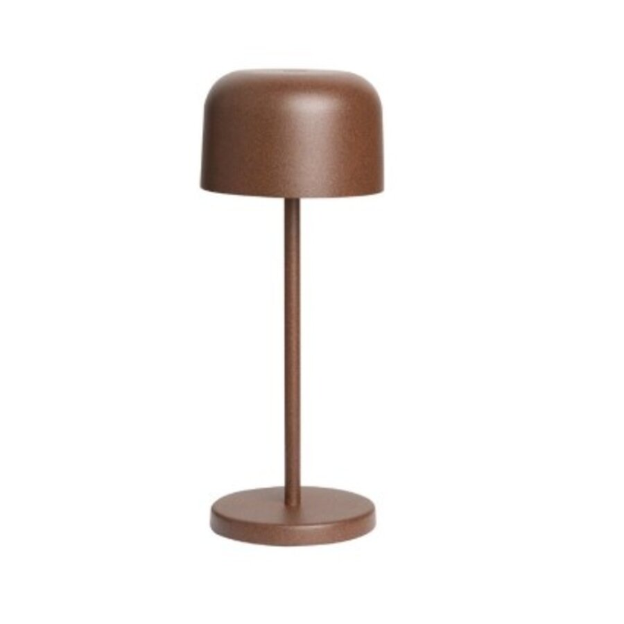 Lampe de table Siena à dôme rond châtaignier 200 mm