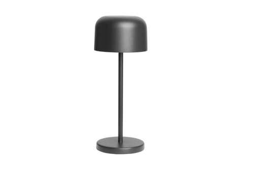  Olympia Siena Table Lamp Round Dome Black 200mm 