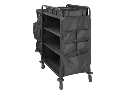  Jantex Kompakter Reinigungswagen | 1125 (H) x 1110 (B) x 490 (T) mm 