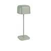 Lampe de table Lucca dôme carré sauge 300 mm