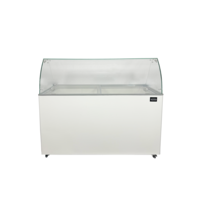 Ice cream display case with 8 ice cream tubs | 118x72x123 cm