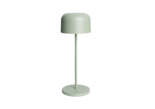  Olympia Tafellamp Ronde Koepel Salie – Oplaadbaar, Dimbaar & Draadloos – 300mm 