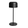 Olympia Draadloze Tafellamp met Ronde Koepel Zwart – Oplaadbaar & Dimbaar – 300mm Hoog