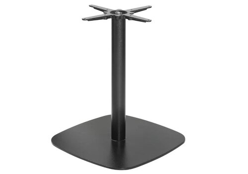  Bolero Tischgestell aus Gusseisen, Schwarz, 720 x 600 mm – Langlebig und stilvoll für Gastronomie und Zuhause 
