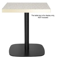 Tischgestell aus Gusseisen, Schwarz, 720 x 600 mm – Robust und stilvoll für Gastronomie und Zuhause