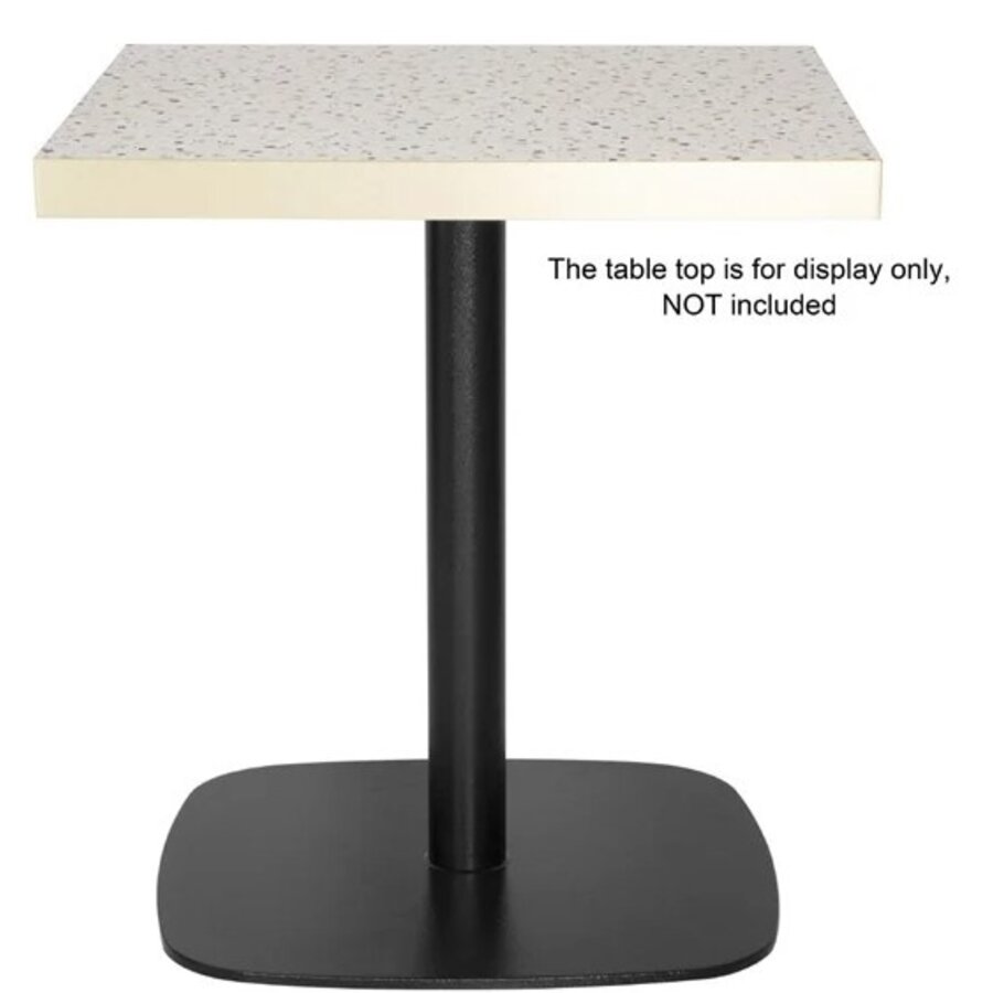 Tischgestell aus Gusseisen, Schwarz, 720 x 600 mm – Robust und stilvoll für Gastronomie und Zuhause