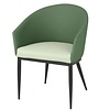 Bolero Chaises de salle à manger Sloane Interior – Mélange vert forêt (lot de 2)