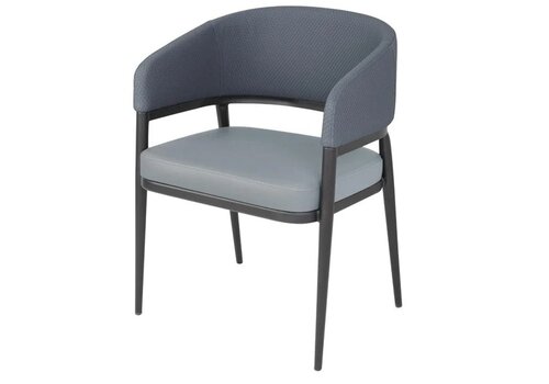  Bolero Chaises d'intérieur Meridian - Gris pierre bleu (lot de 2) 