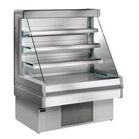 Mandy Multideck Display 100cm – Grey, LED, Low Profile