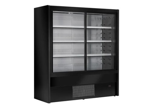 Zoin Cervinho Multideck 100cm – Black, Sliding doors, LED 