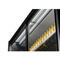 Cervinho Multideck Refrigerated Display Case – 120cm, Black, Doors
