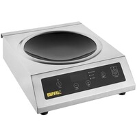 Buffalo Inductiewok 3 kW – Energiezuinig & RVS | Professioneel