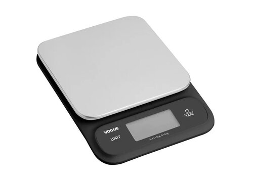  Vogue Waterproof precision scale 3 kg – Stainless steel platform | Vogue 