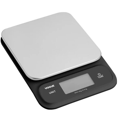  Vogue Wasserdichte Präzisionswaage 3 kg – Plattform aus Edelstahl | Vogue 