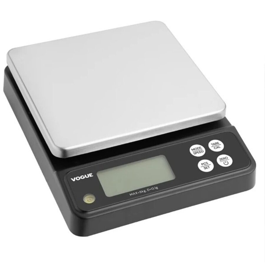 Waterdichte precisieweegschaal 5 kg – RVS platform | Vogue