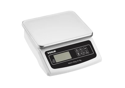  Vogue Professionele RVS Platformweegschaal 15kg 