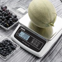 Professionele Platformweegschaal – 30 kg Capaciteit, RVS, Oplaadbaar