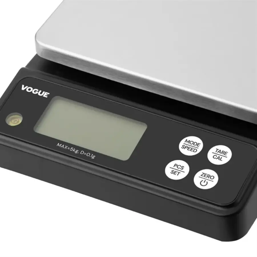 Waterdichte precisieweegschaal 5 kg – RVS platform | Vogue