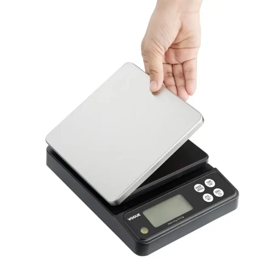Waterdichte precisieweegschaal 5 kg – RVS platform | Vogue