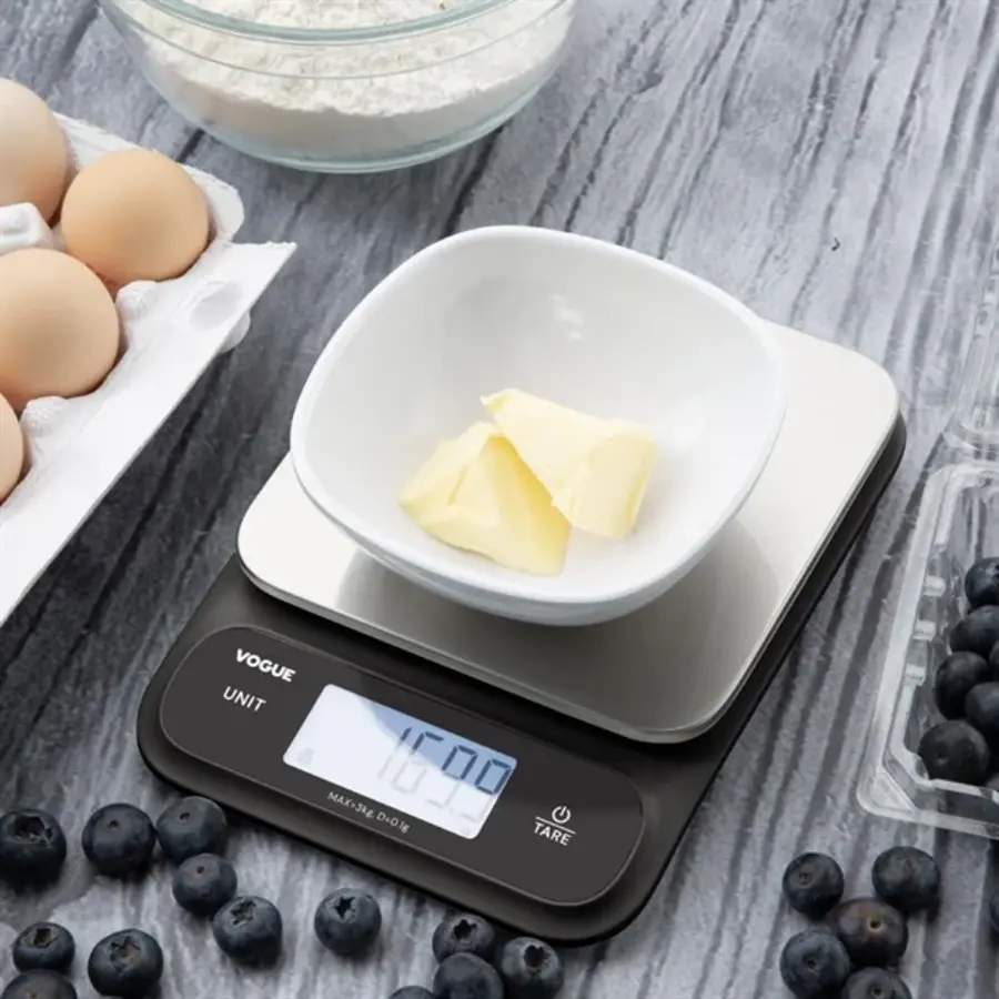 Waterproof Precision Scale 3kg – Stainless Steel Platform | Vogue