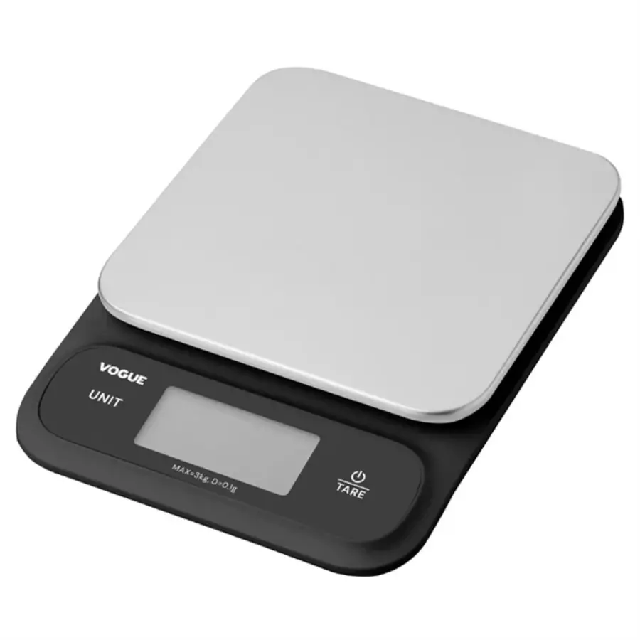 Waterdichte precisieweegschaal 3 kg – RVS platform | Vogue